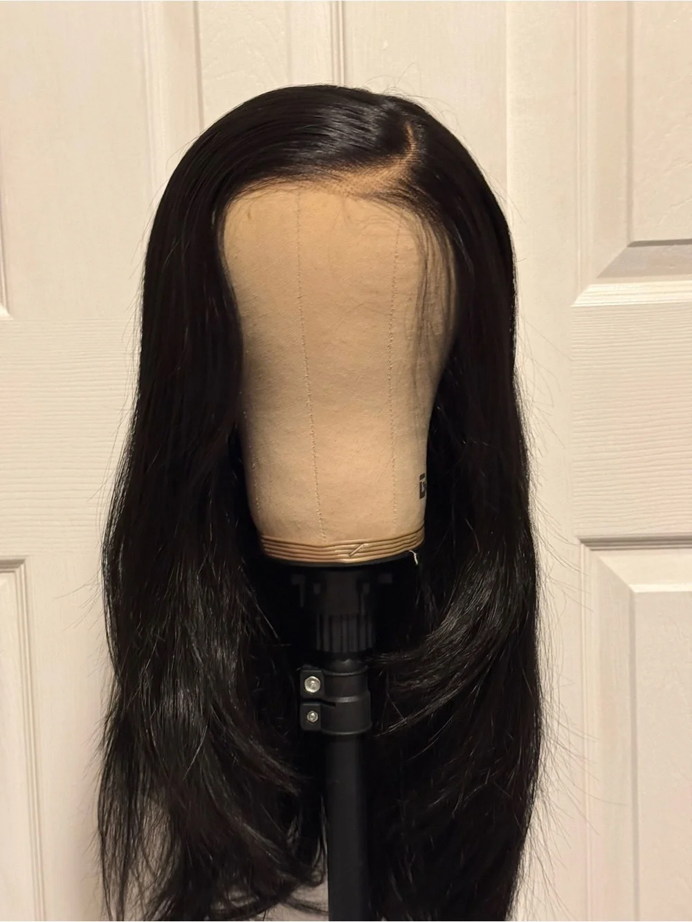 Black Straight Lace Front Wig – Natural Shine